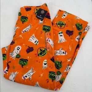 Hyde and Eek! Pajama Pants Mens Medium Family Sleep Halloween Fleece Pumpkin